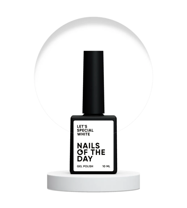 Gel Polish NAILSOFTHEDAY Let's special White-001, 10 ml