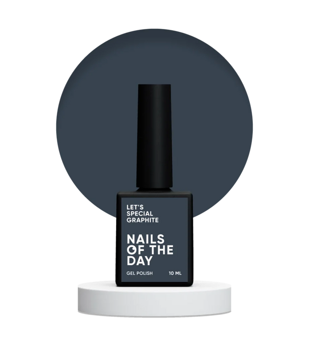 Gel Polish NAILSOFTHEDAY Let's special Graphite-313, 10 ml