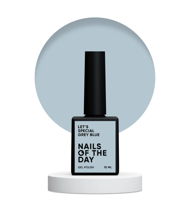 Gel Polish NAILSOFTHEDAY Let's special Grey blue-021, 10 ml