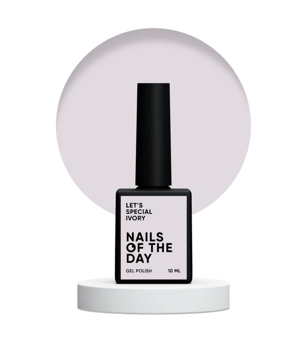 Gel Polish NAILSOFTHEDAY Let's special Ivory-073, 10 ml