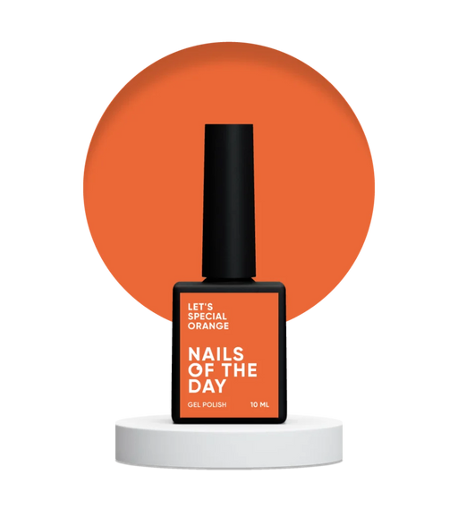 Gel Polish NAILSOFTHEDAY Let's special  Orange-225, 10 ml - Ivaka Store