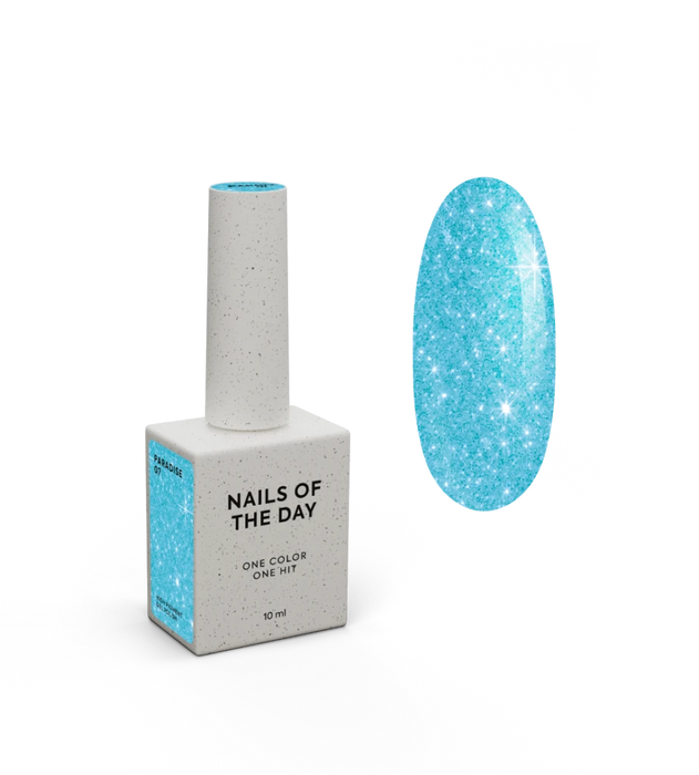 Gel Polish NAILSOFTHEDAY Paradise 07, 10 ml - Ivaka Store