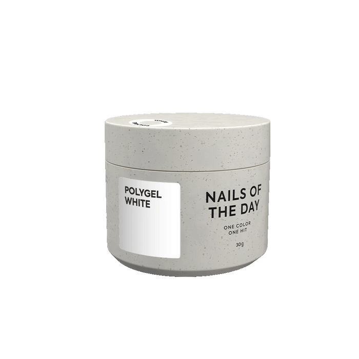 NAILSOFTHEDAY Polygel white, 30 g