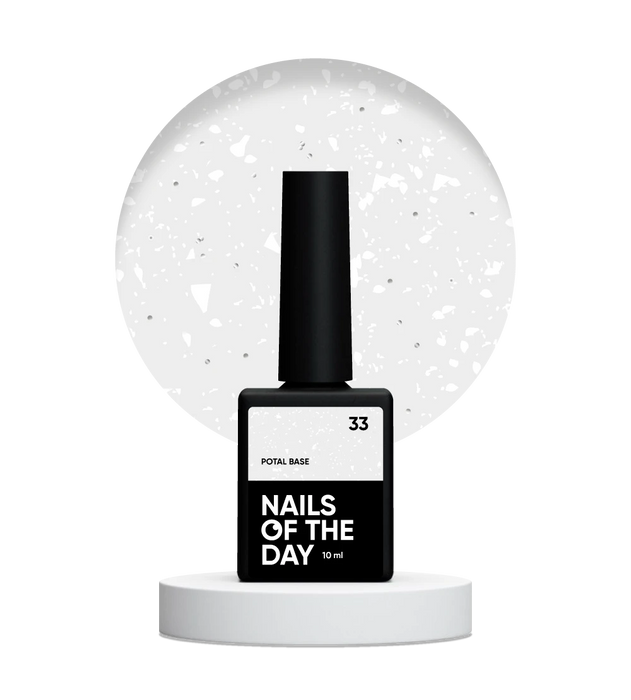NAILSOFTHEDAY Potal base 33, 10 ml