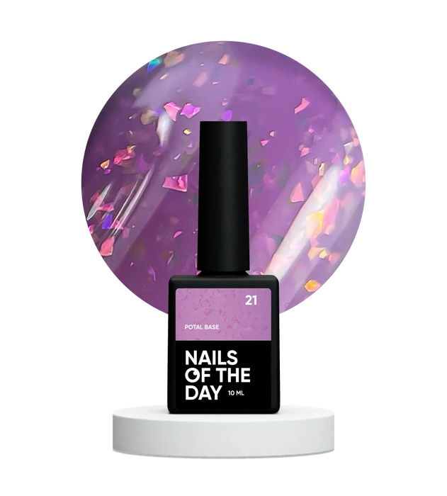 NAILSOFTHEDAY Potal base 21, 10 ml