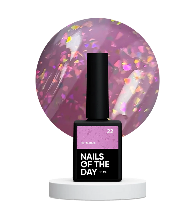 NAILSOFTHEDAY Potal base 22, 10 ml