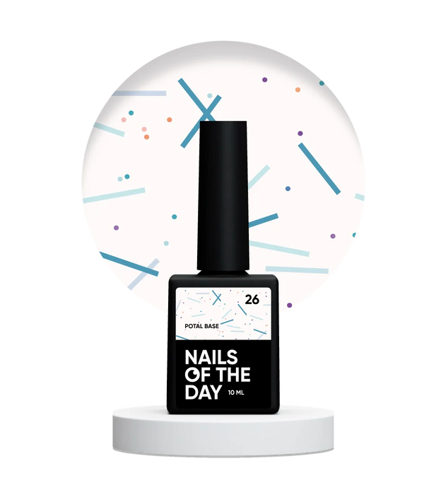 NAILSOFTHEDAY Potal base 26, 10 ml