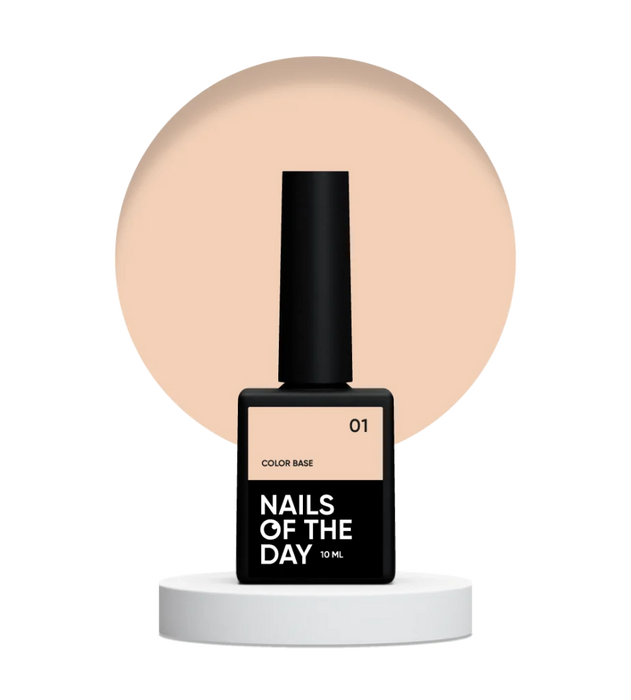 NAILSOFTHEDAY Сolor base 01, 10 ml - Ivaka Store