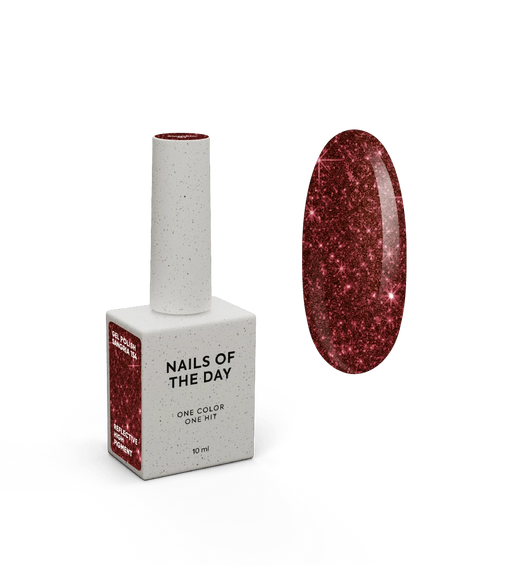 NAILSOFTHEDAY Gel Polish Sangria-154, 10 ml Reflective Gellack - Ivaka Store
