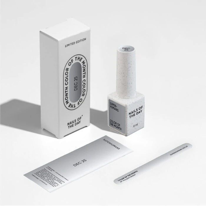 NAILSOFTHEDAY Color of the month December 2025 SUPERHUMANS, 6 ml