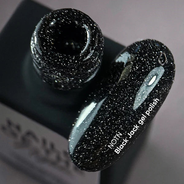 Gel Polish NAILSOFTHENIGHT Black Jack, 10 ml