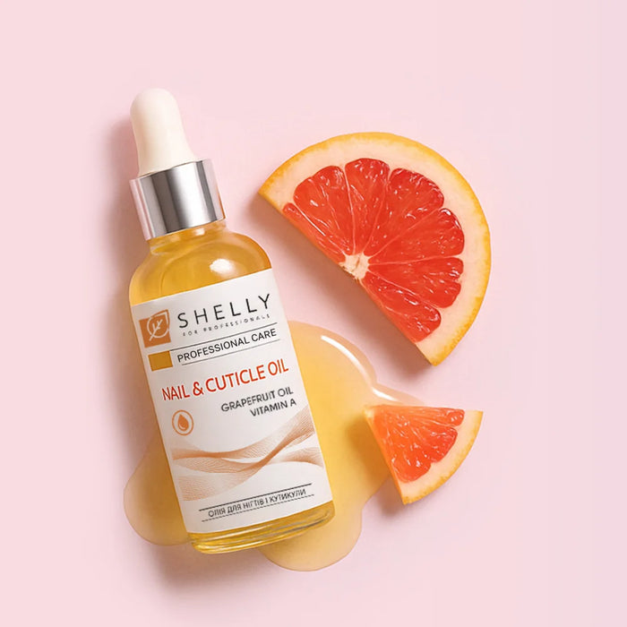 Shelly Nail and cuticle oil with grapefruit extract and vitamin A, 30 ml - Ivaka Store