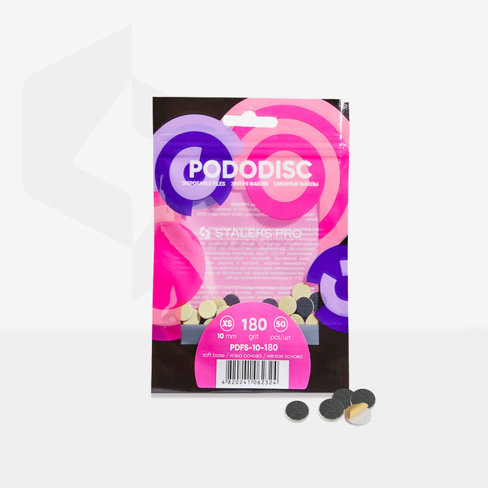 Wechselpads PDFS “soft” für Staleks Pododisc, verschiedene Durchmesser und Körnungen, Packung 50 Stück