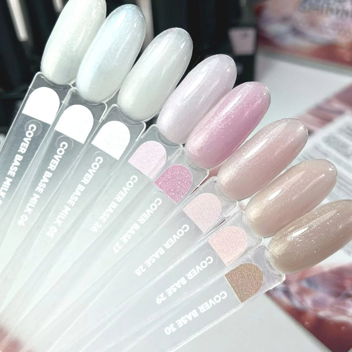 Nailsoftheday Cover base NEW Formula milk shimmer 07, 10 ml - Ivaka Store