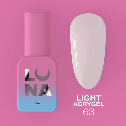 Lunamoon Light Acrygel nr63 13ml - Ivaka Store