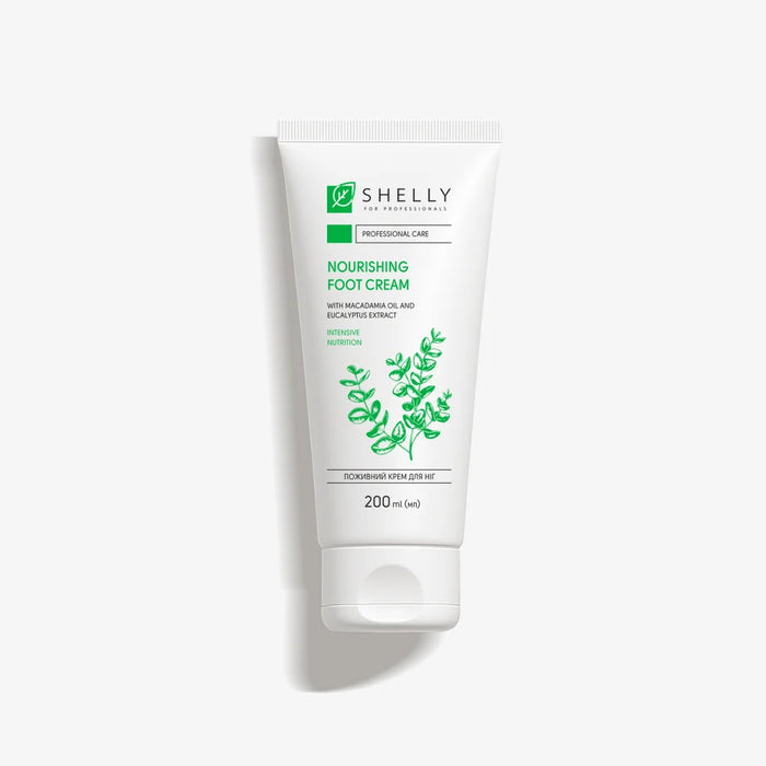Shelly Nourishing foot cream with macadamia oil and eucalyptus extract, 200 ml - Ivaka Store