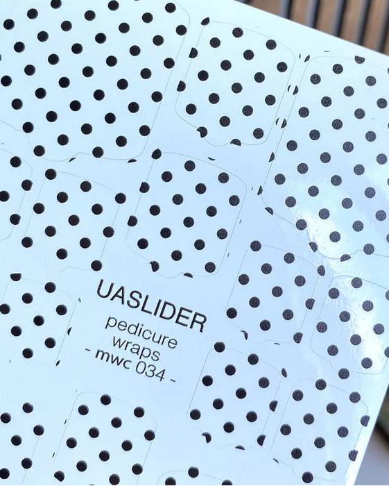 Pediküre-Folien 034, Polka-Dot-Muster