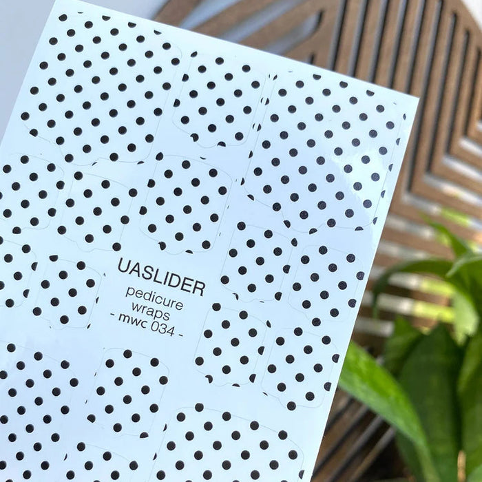 Pediküre-Folien 034, Polka-Dot-Muster