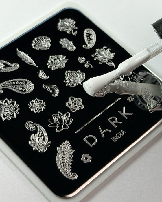 DARK Stamping-Platte "India"