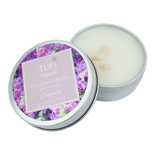 Massage Spa Kerze für Hände TUFI profi PREMIUM Sizilien 30 g (0125414) - Ivaka Store