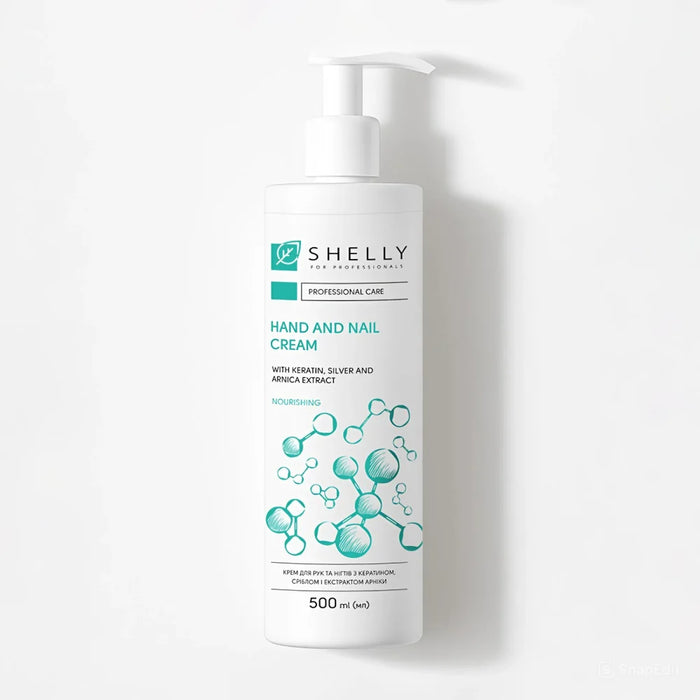 Shelly Cream for hands and nails with keratin, silver and arnica extract, 45ml / 250ml / 500ml (Kopie) - Ivaka Store