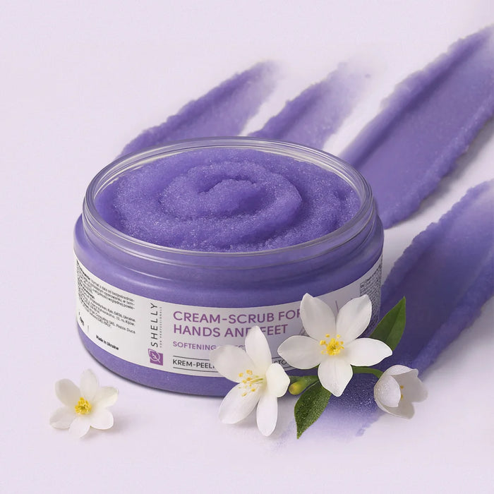 Shelly Cream scrub for hands and feet with allantoin, snail extract and shea oil, 350 g - Ivaka Store