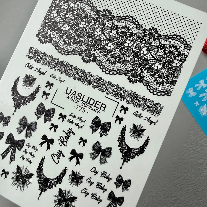 Sticker 775, Schwarze Spitze