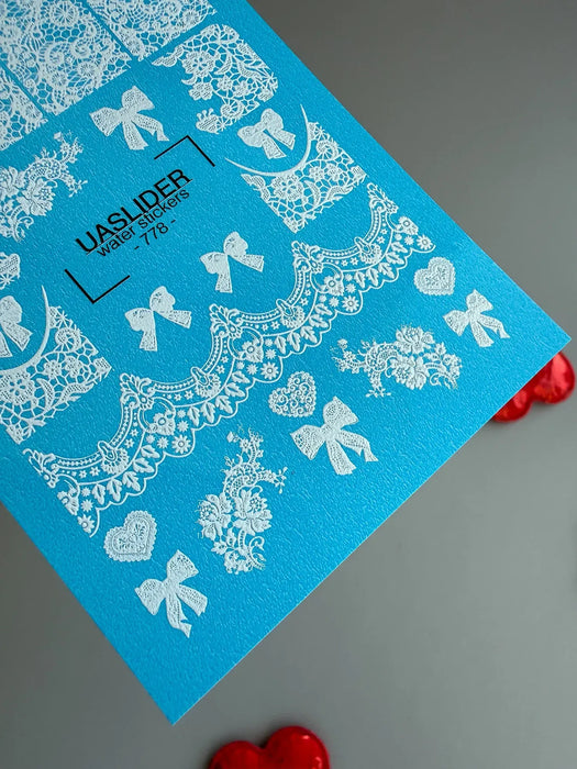 Sticker 778, Weiße Spitze