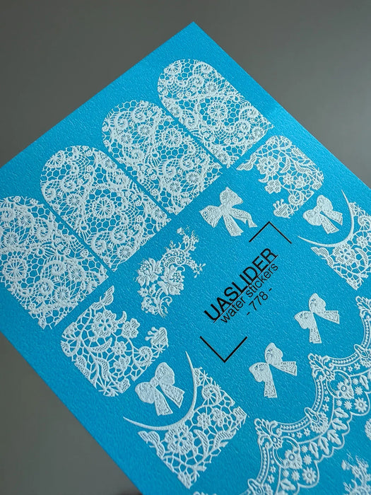Sticker 778, Weiße Spitze