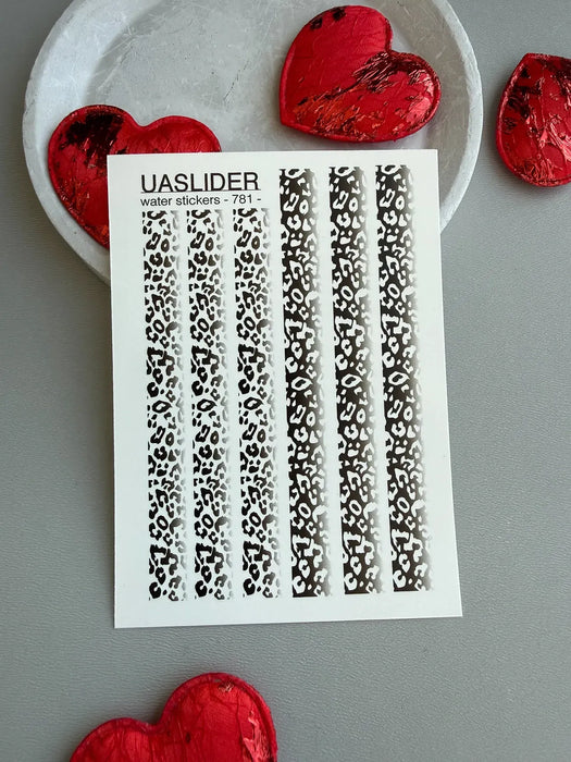 Sticker 781, Tiermuster