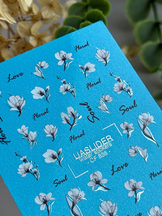 Sticker Color and Foil 838