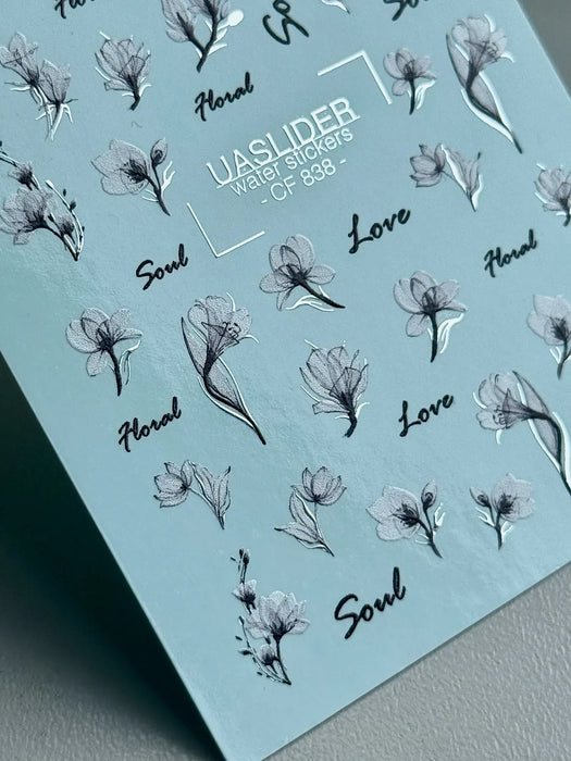 Sticker Color and Foil 838