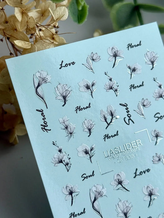 Sticker Color and Foil 838