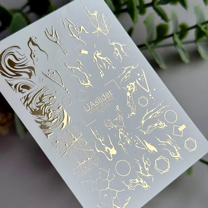 Water Decal FG-079, Golden Details