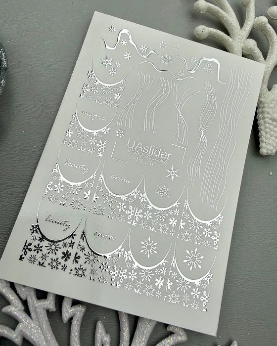 Sticker Fs 316, Wintersilber