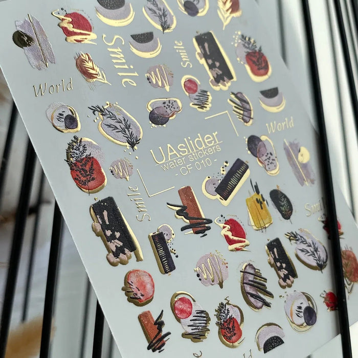 Sticker Water Decal CF-010, Abstract