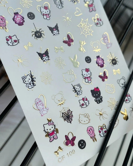 Sticker Color and Foil 109, Hello Kitty