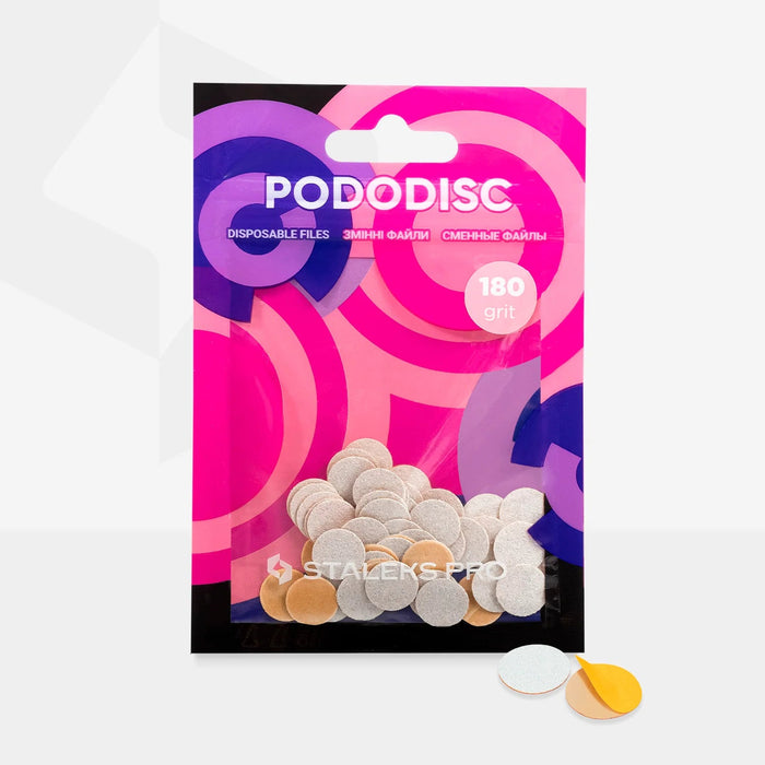 Wechselpads PDF für Staleks Pododisc, verschiedene Durchmesser und Körnungen, Packung 50 Stück