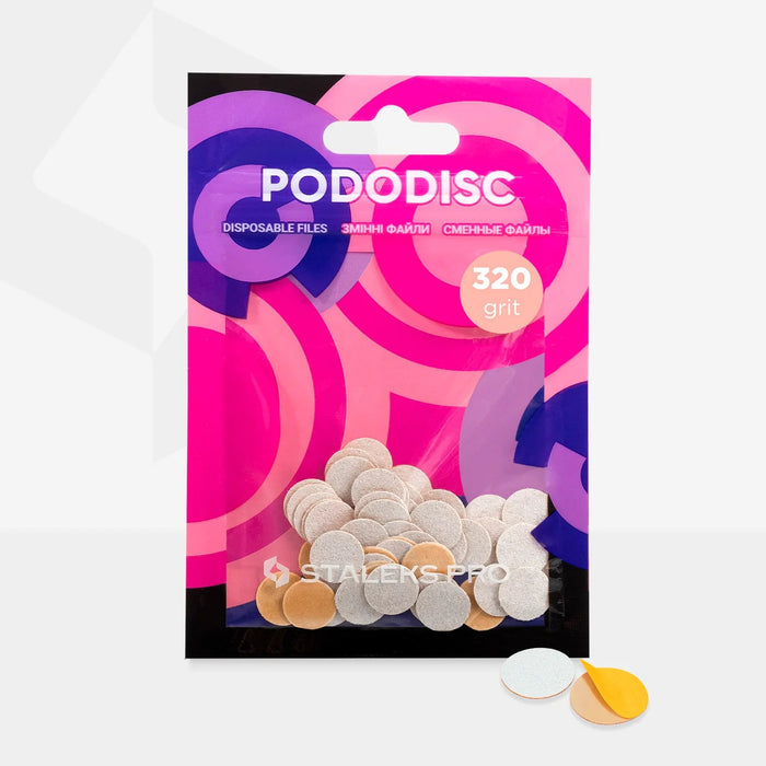 Wechselpads PDF für Staleks Pododisc, verschiedene Durchmesser und Körnungen, Packung 50 Stück