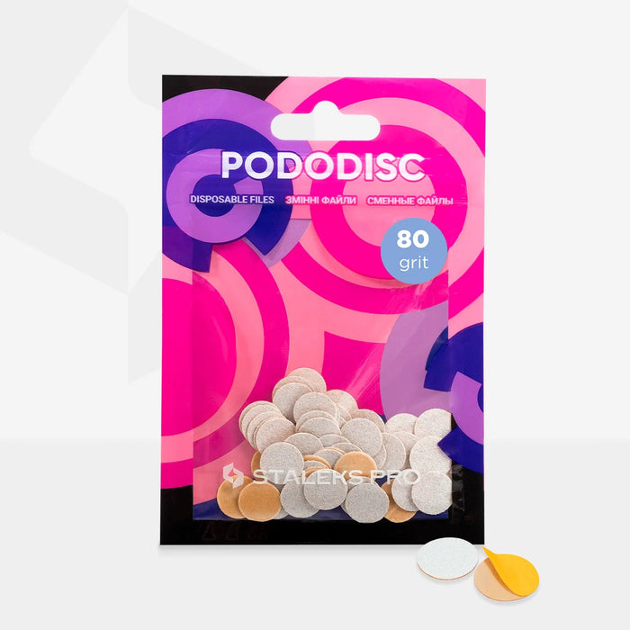 Wechselpads PDF für Staleks Pododisc, verschiedene Durchmesser und Körnungen, Packung 50 Stück