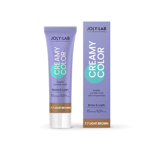 JOLY:LAB Creamy Color for brows and lashes Light Brown, 15 ml - Ivaka Store