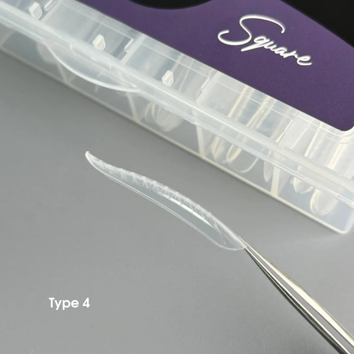 NAILSOFTHEDAY Dual Form Square 02 (Type4), 120 pieces - Ivaka Store