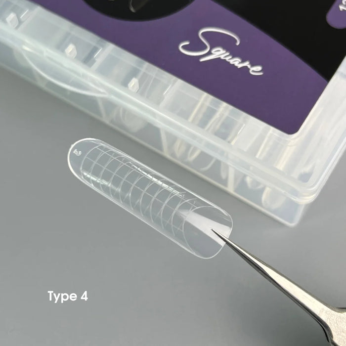 NAILSOFTHEDAY Dual Form Square 02 (Type4), 120 pieces - Ivaka Store