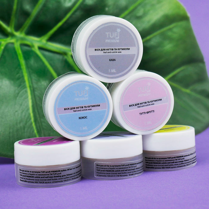 Wachs für Nägel und Nagelhaut TUFI profi PREMIUM Kaugummi 5 ml (0313668) - Ivaka Store